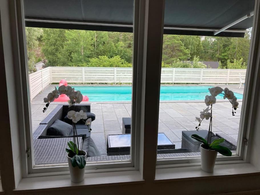 טרוסה Villa Med Pool Och Bara 600M Till Havet! מראה חיצוני תמונה